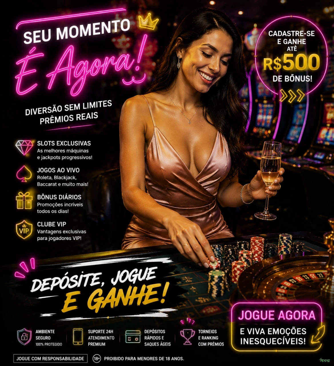 Roleta e blackjack 9ppg